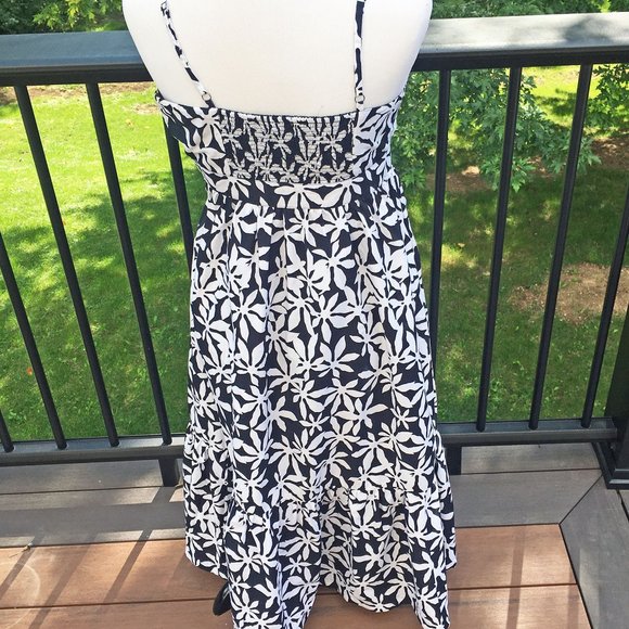 J. Crew Black and White Floral Maxi Dress - Picture 6 of 12